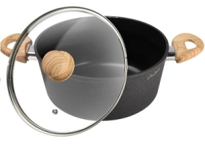 Cratiță cu capac LAMART 3.9 L NATUR LT-1247