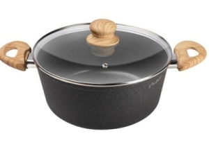 Cratiță cu capac LAMART 3.9 L NATUR LT-1247