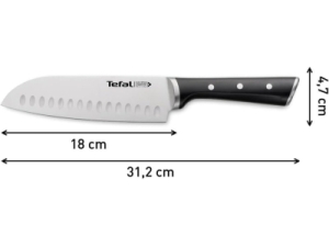 Нож сантоку Tefal K2320614 Ice Force 18 см