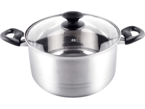 Cratiță cu capac  LAMART 8 L LTB-2418