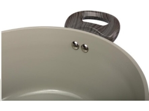 Cratiță cu capac LAMART 2.2 L STRIPE LT-1267