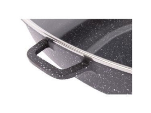 Vas cu capac p/u gâscă LAMART 28х28 сm. NATUR LT-1288