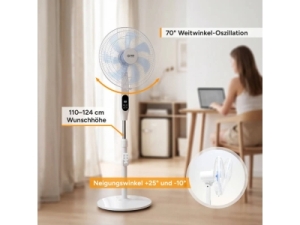 Ventilator de podea First FA-5553-6-WI