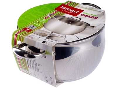 Cratiță cu capac  LAMART 3.3L LT-1160