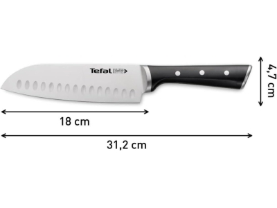 Нож сантоку Tefal K2320614 Ice Force 18 см