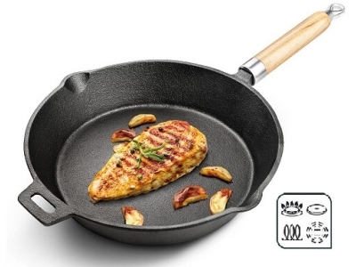 Сковорода чугунная LAMART 25сm. IRON  LT-1070