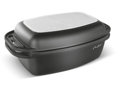 Vas cu capac p/u gâscă LAMART 40х22,5 см, 9л, ROST LT-1308