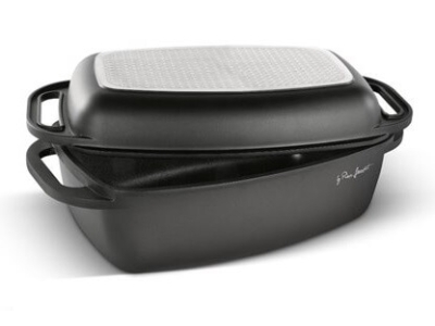 Vas cu capac p/u gâscă LAMART 40х22,5 см, 9л, ROST LT-1308