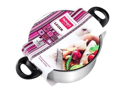 Cratiță cu capac  LAMART 8 L LTB-2418